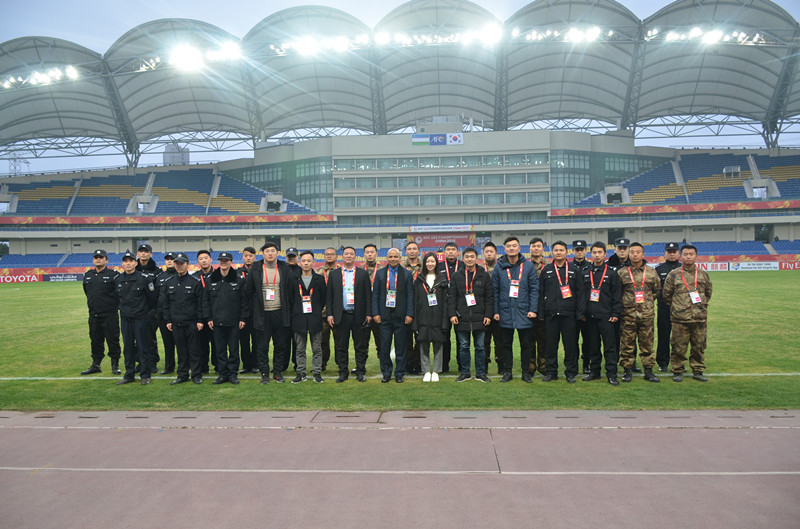 保安公司圓滿完成2018亞足聯u23錦標賽(昆山站)安保任務.JPG